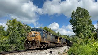 CSX AC44CW 95 w/ Nice K5H Leads Manifest M541-15 on 8/16/23