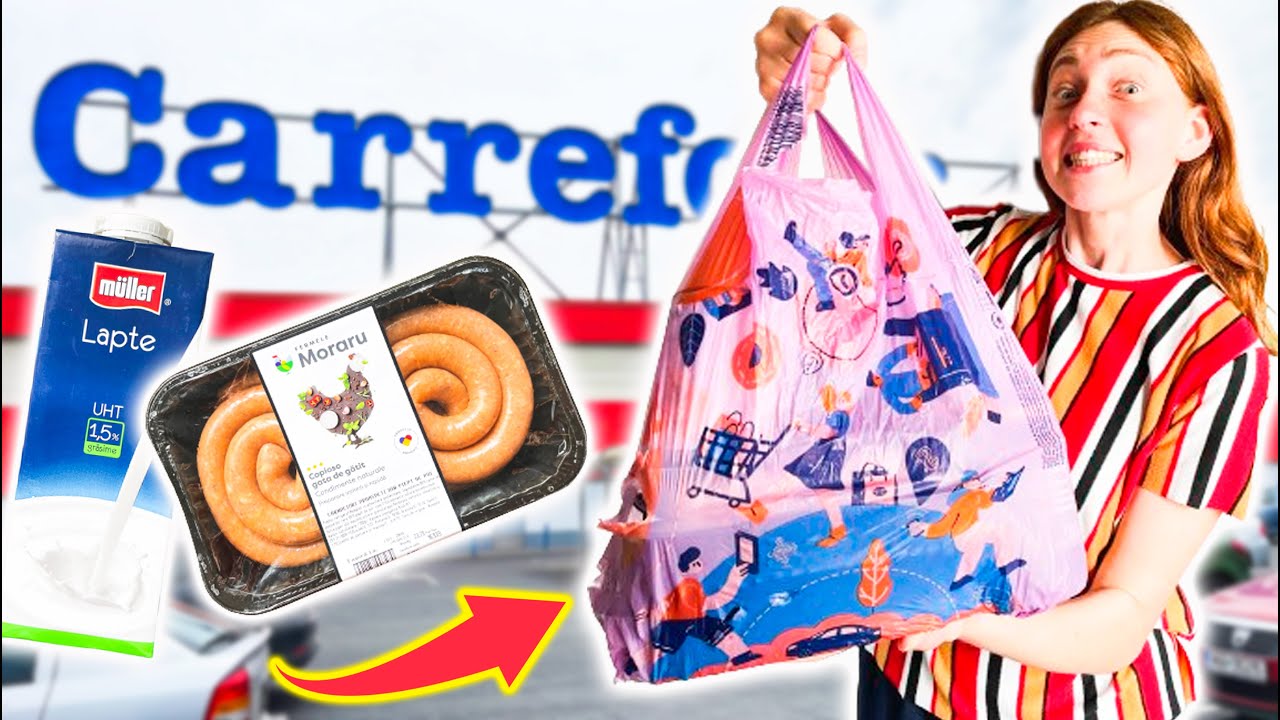 FARE LA SPESA in ROMANIA è economico? 🤑 svuota la spesa Carrefour