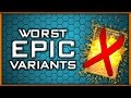 Top 5 Overrated Epic Variants in Infinite Warfare!