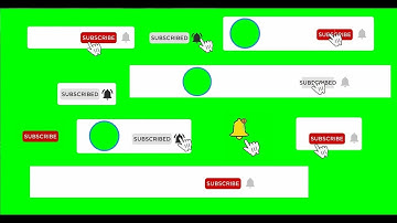 Top 10 Green Screen Subscribe Button With Sound Effects