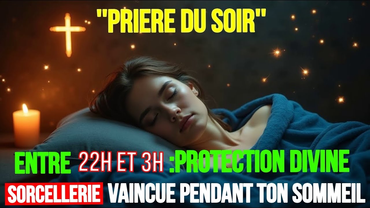 🩸 ⛓️DÉCHAÎNEZ CETTE PRIÈRE PENDANT QUE VOUS DORMEZ  ENTRE 22H ET 3HQUE TOUTE SORCELLERIE SOIT BRISER