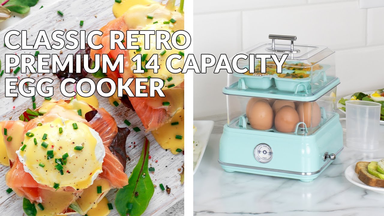 Nostalgia Electrics Nostalgia Retro Premium 7-Egg Capacity Electric Large  Hard-Boiled Egg Cooker, Poached Eggs, Scrambled Eggs, Omelets, Egg Whites,  Egg Sandwiches, With Alarm, & Reviews