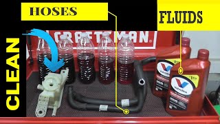 Power Steering Fluid flush EASY DIY | Stop the squealing for good!