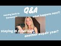 Q&amp;A about my time here in America! #Q&amp;A #aupairinamerica