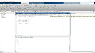 Solving Ordinary Differential Equations Numerically with MATLAB