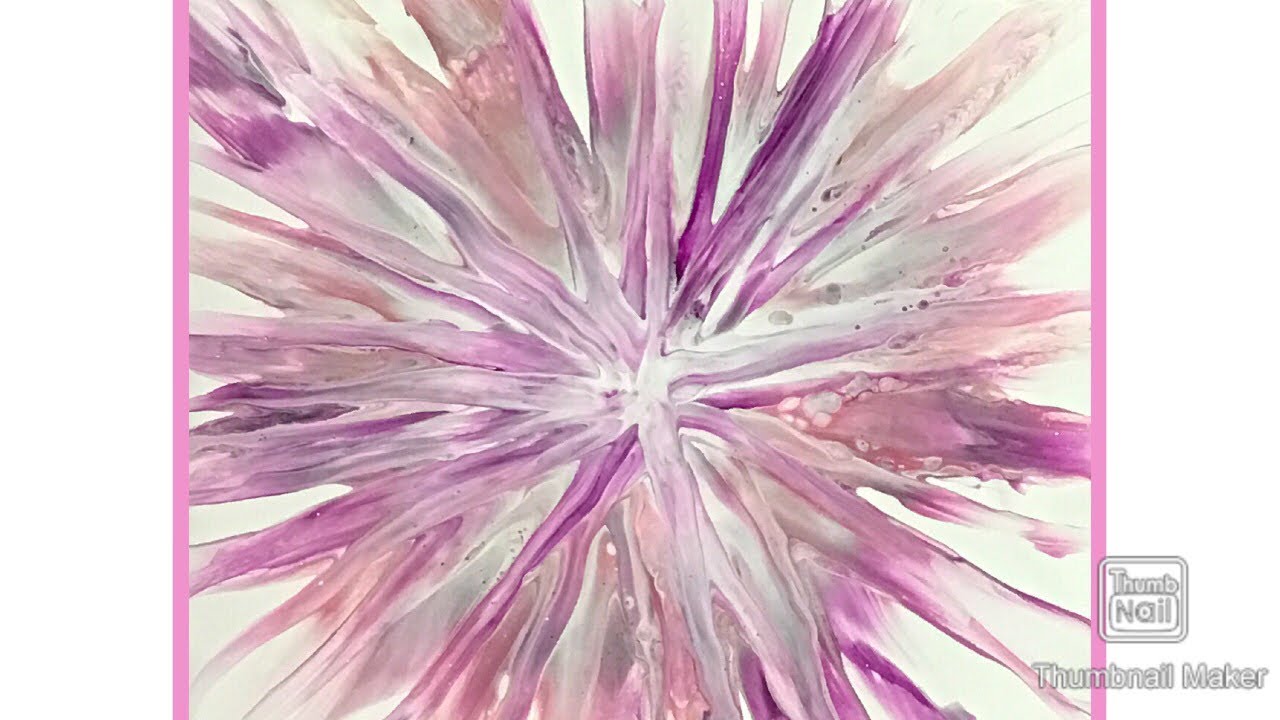 (406) Star Swipe Acrylic Pouring Technique /Fluid Art - YouTube