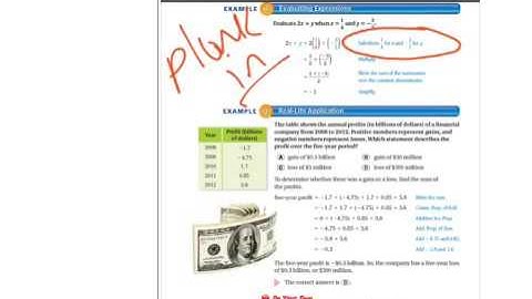 Lesson 1-3 Adding Rational Numbers