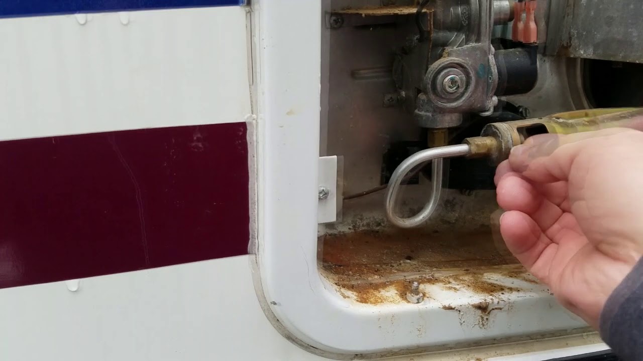 Suburban SW-10 DE 10 Water Heater switch and TStat replacement - YouTube