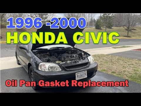 DIY 1996 1997 1998 1999 2000 Honda Civic Replace Oil Pan Gasket