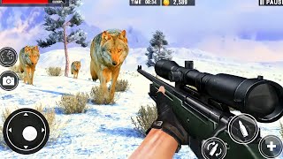 Wolf Hunter 2020: Sniper Machine Gun Games _ Android GamePlay screenshot 3