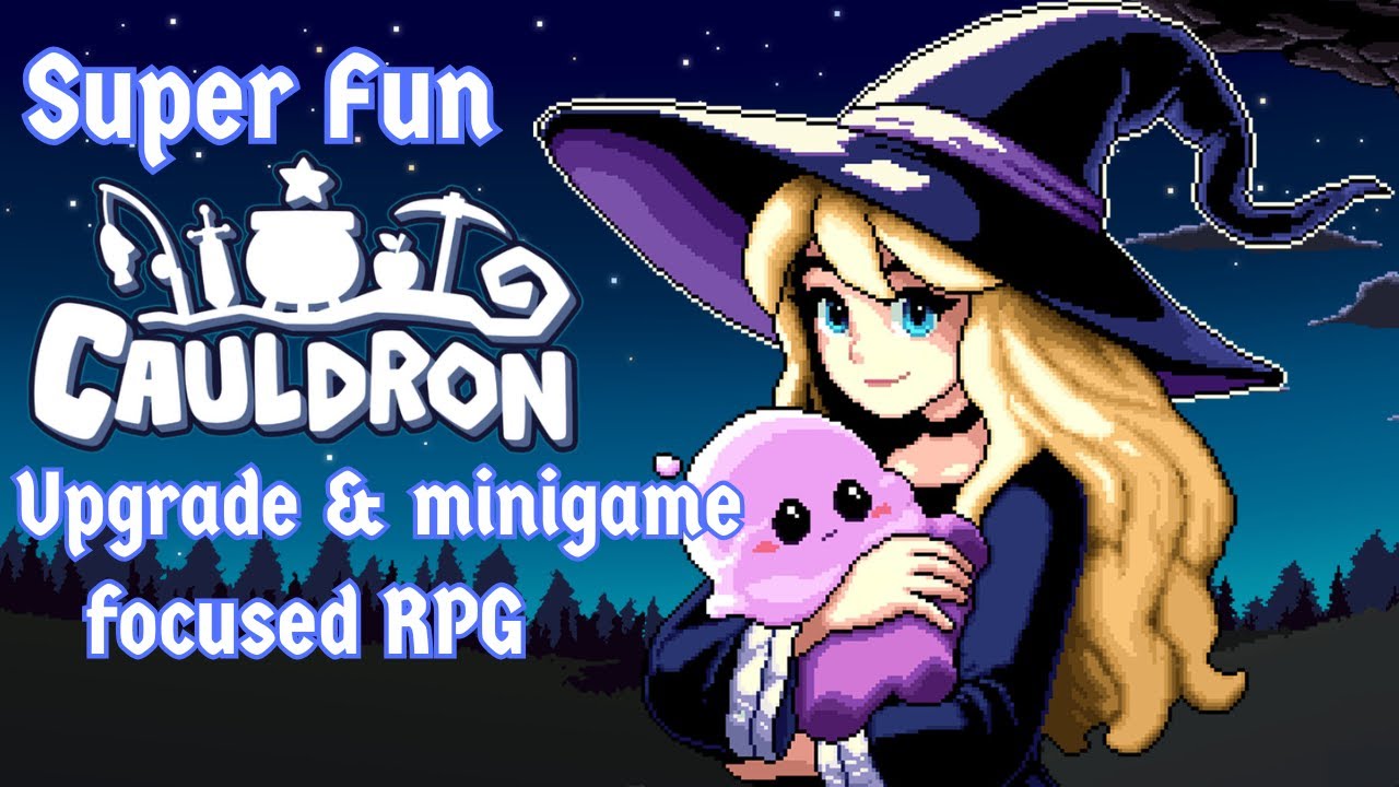 Let's Play Cauldron | Minigame and Upgrade-heavy Turn-based RPG Gem!