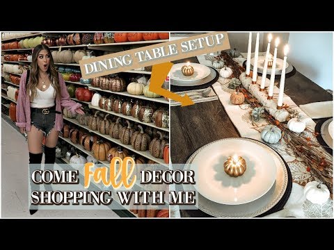FALL HOME DECOR 2018 HAUL & COME SHOPPING WITH ME