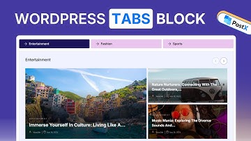 How to Create Tabs in WordPress Easily (Tabs Block by PostX)