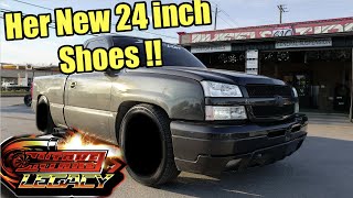Going Shopping For Some 24s inch RIMs on a 4/6 Drop truck Cat-eye Chevy !!!!!!