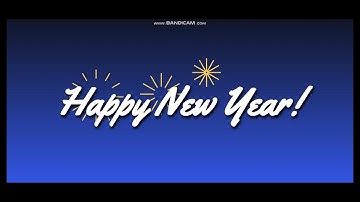 HAPPY NEW YEAR | Very Simple Fireworks Banner Created with HTML CSS and JavaScript