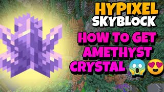 How To Get Amethyst Crystal In Hypixel Skyblock Hypixel dwarven Mines Are Op