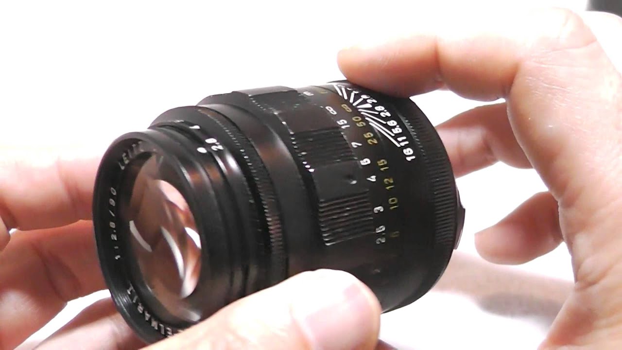 LEICA ライカ Tele-Elmarit-M テレエルマリート 90mmF2.8 前期 - YouTube
