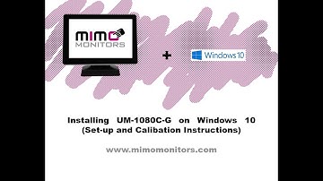 Mimo Monitors: UM-1080C-G Installation on Windows 10