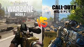 Call of Duty Warzone Mobile vs Call of Duty Mobile Comparison | Graphics Comparison