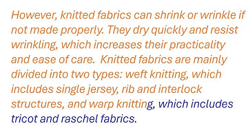 Types of Fabrics in Garment Industry | Woven, Knitted & Non-Woven Fabric Explained