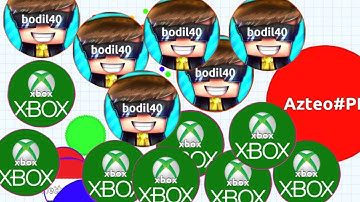 Bodil RAGE QUIT AGARIO - XBOX Domination (THE MOST ADDICTIVE GAME) w/ Bodil40