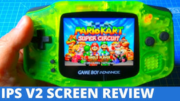 GameBoy Advance IPS V2 SCREEN Upgrade, is it worth it ?? 2023
