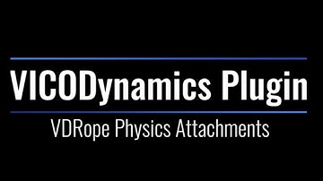 VICODynamics UE4 Tutorial: Attaching Physics Objects to VDRope