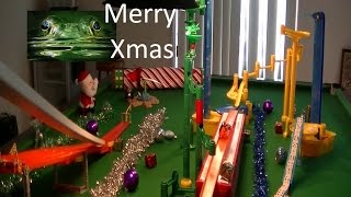 Christmas Special Dominoes Marble Run Hot Wheels Madness