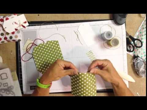 How to assemble the Square Pillow Box Thinlit from Stampin' UP! - YouTube