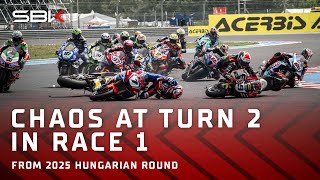 Download Lagu RACE 1 DRAMA: 7 riders caught up in Turn 2 crash at the start | 2025 #HungarianWorldSBK 🇭🇺 MP3 Download Lagu RACE 1 DRAMA: 7 riders caught up in Turn 2 crash at the start | 2025 #HungarianWorldSBK 🇭🇺 MP3