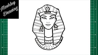 كيفية رسم كليوباترا - الملكة المصرية