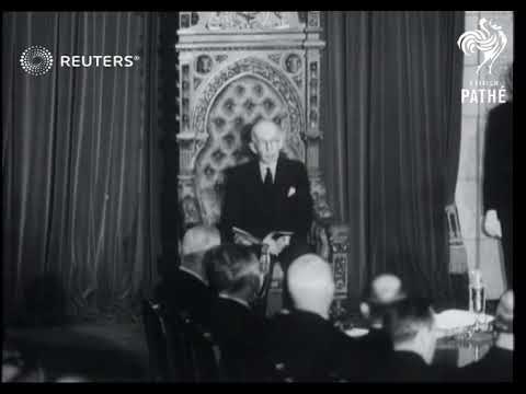 Vincent Massey takes office of High Commissioner for Canada in Senate (1952)