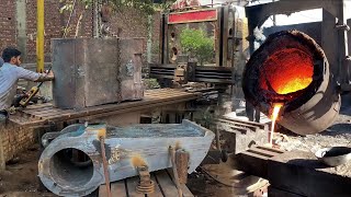 How Making A Jaw Crusher For Heavy Machinery | Manufacturing A Heavy Parts for Stone Crusher Machine