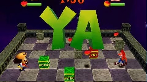 Crash Bash All Endings Cutscenes Videos (Good Vs Evil & Multiplayer) 200% (201%) 2 players Spanish