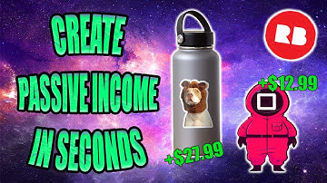 Redbubble Stickers Side Hustle | Make Money Online FAST