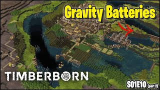 Does power go through water wheels both ways? AI generated map Timberborn S01E10 Part 2