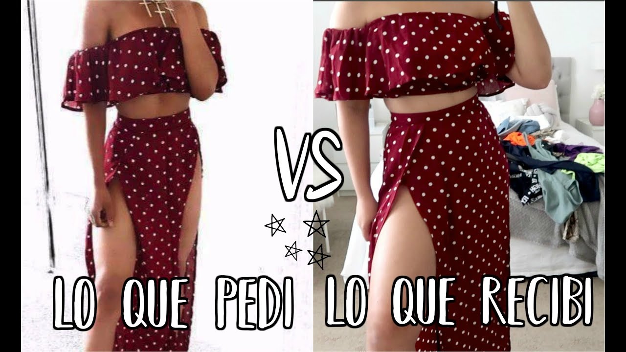 LO QUE PEDÍ vs LO QUE RECIBÍ (ROPA CHINA) lupsona \u0026 She-In - YouTube