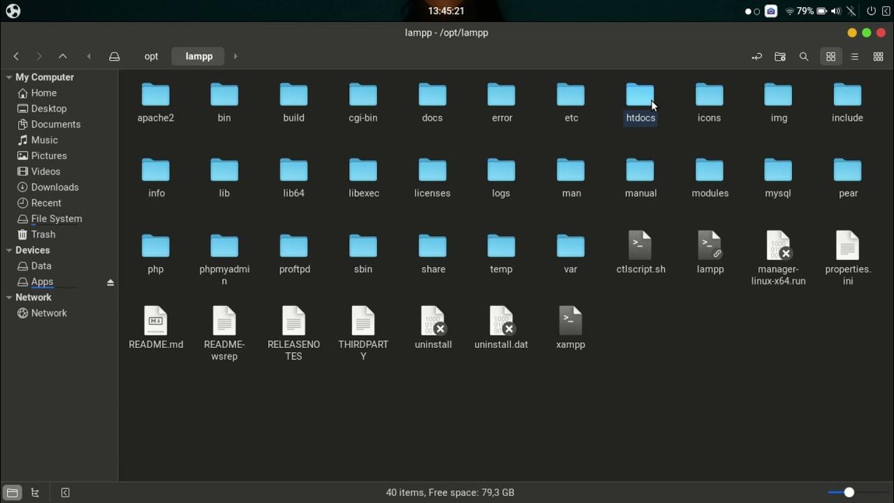 Tutorial Permission Folder htdocs di Linux (Ubuntu Budgie) YouTube