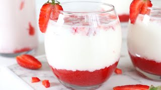 Real Strawberry Milk Recipe In 5 Minute | Top Tasty Recipes