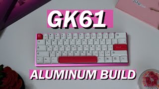 GK61 Aluminum Case Kit- Rose Red Themed Build screenshot 5