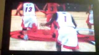 chris bosh half court shot