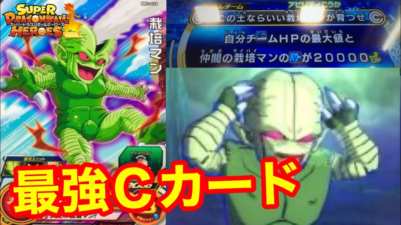 Sdbh クソすぎるネットワーク 最強c栽培マン刺されば無敵なのでは スーパードラゴンボールヒーローズ バトスタ Youtube