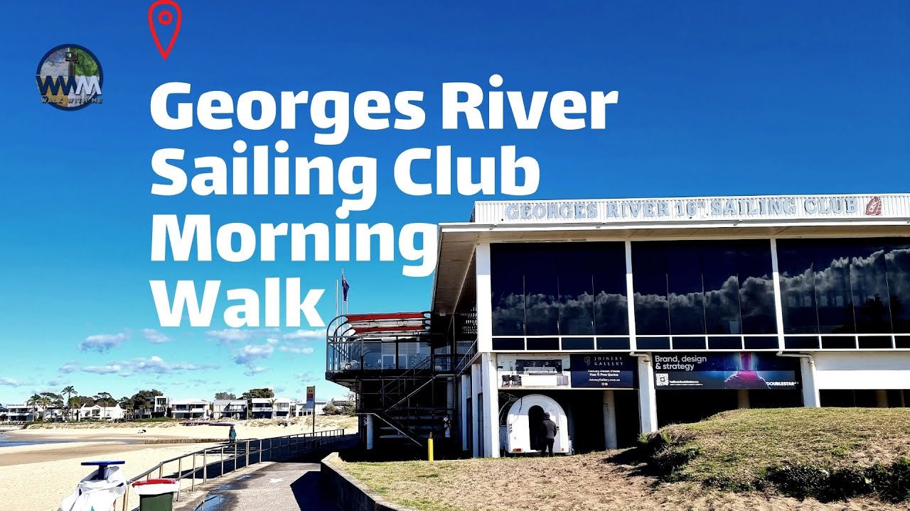 Sydney Walk Tour Around River Sailing Club 4K HD Dolls Point