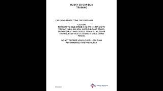 15.41 0029-80541 - Husky 2G OPNET -  Checking and Setting Husky 2G Tire Pressure – Presentation