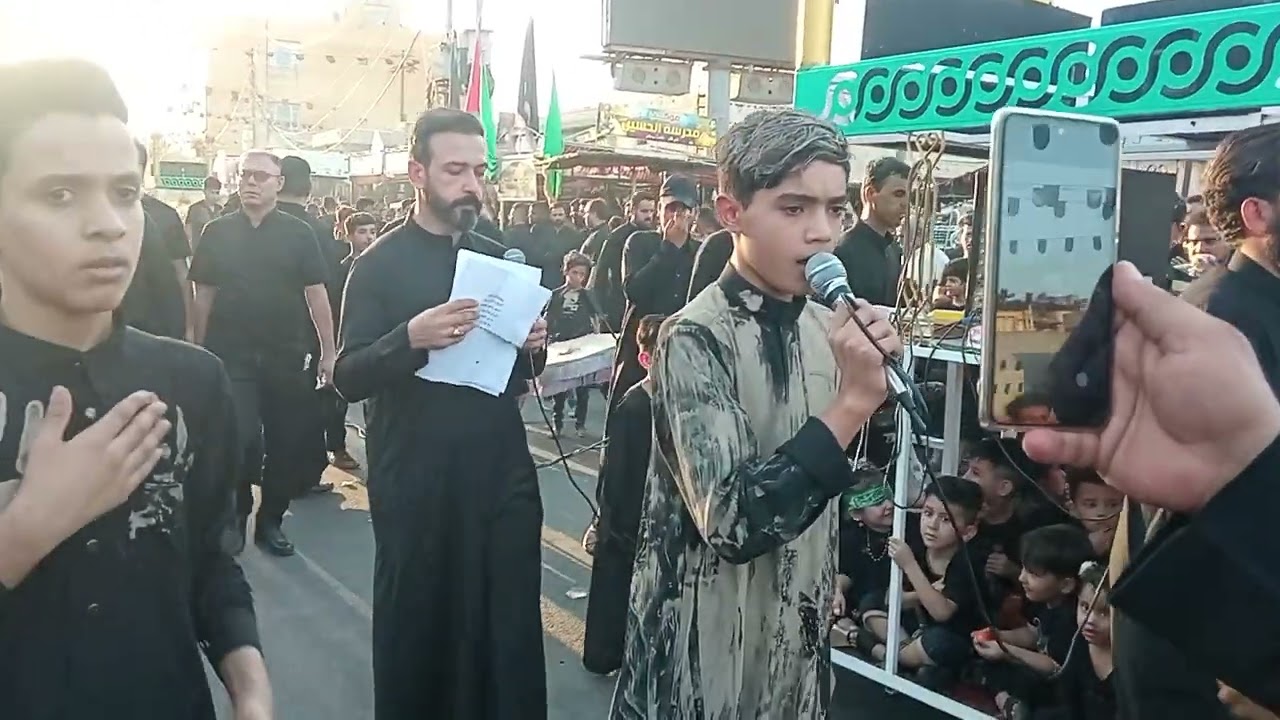 موكب عبدالله الرضيع /محرم 7/قلعة سكر / الرادود علي رضا