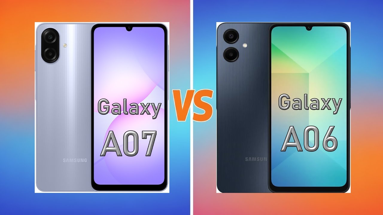 Ao7 4g Samsung A07 4G Vs Samsung A06 4G - YouTube