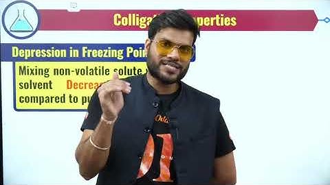 colligative properties chemistry class 12 solutions by arvind arora sir