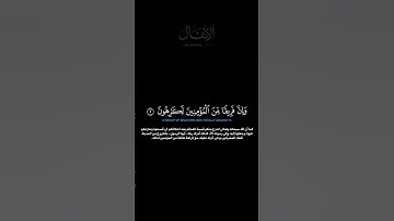سورة الأنفال الآية 5-6 الشيخ الدوسري #glorious_quran #guidance #راحة_نفسية #الدوسري #اللحيدان