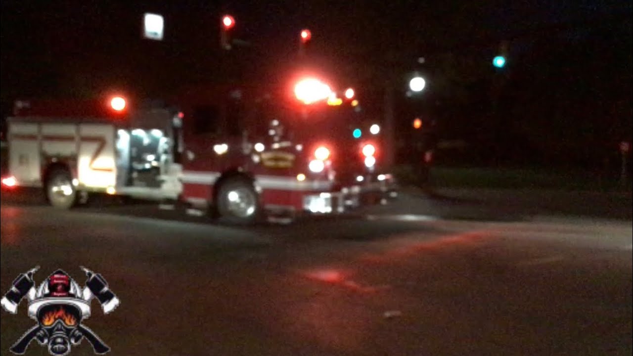 Saginaw MI FD E1 Responding/Arriving TWOCAR ACCIDENT PI YouTube