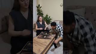 Bu Kadına Tavlayı Kim Öğretti? Backgammon Night Funny Family.